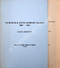 Book cover of The Bristol & North Somerset Railway  by WARNOCK, David & PARSONS, Bob